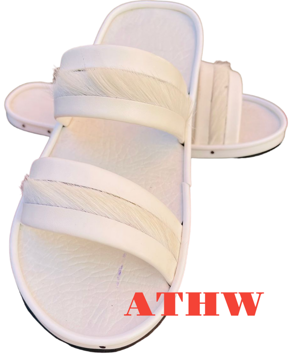 White sales jesus sandals