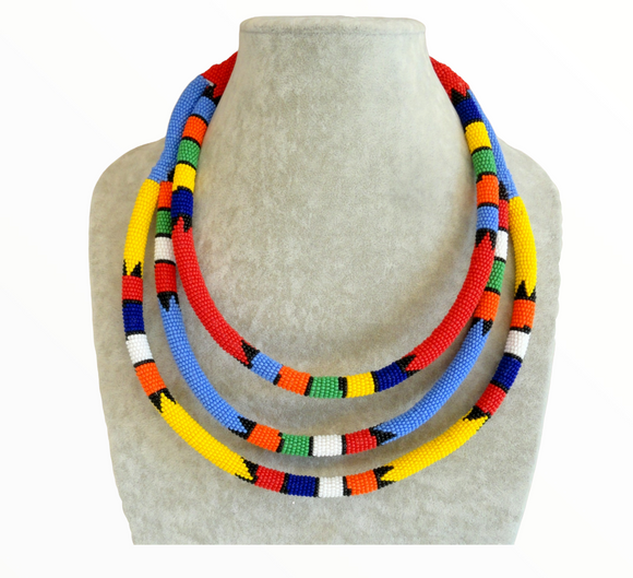 African necklace 3in1