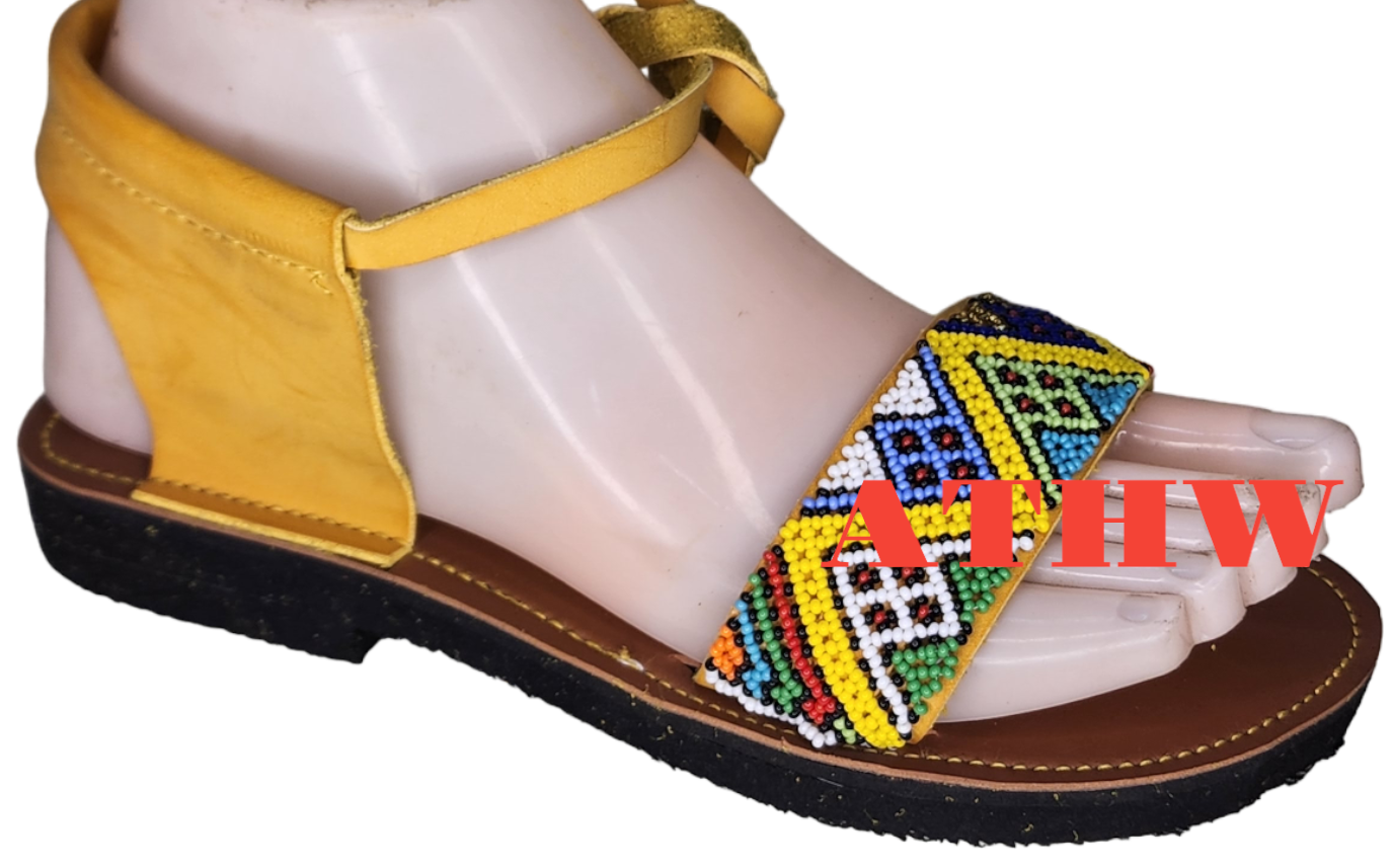 Zulu Beaded Shoes African Traditional Home And Wear zulu-beaded-shoes-african-traditional-home-and-wear