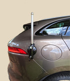 Vehicle flagpole holder
