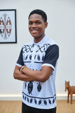 Xhosa T-shirts White and Black