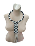 African Round Tie Necklace