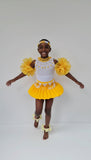 Kids Traditional Imvunulo Yellow