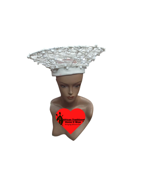 South African Brides's wedding hat