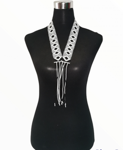 Black and white necklace