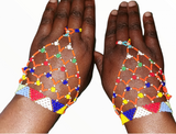 Zulu beaded gloves