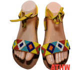 African wedding shoes