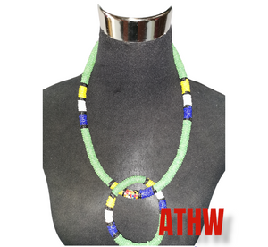 African bead necklace