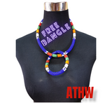 African beaded necklace