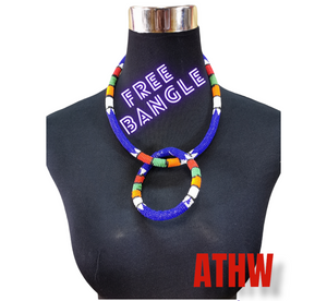 African bead necklace