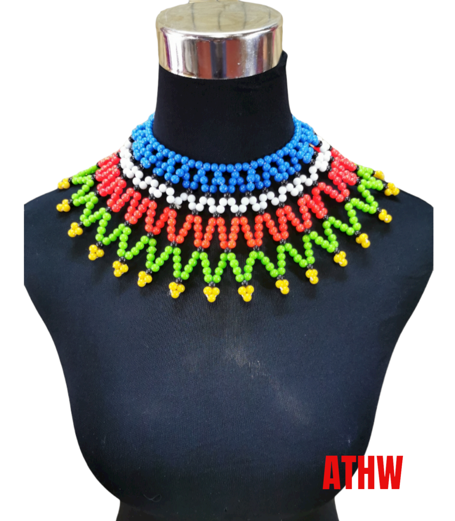 African beaded necklace African traditional beads African Traditional Home and Wear