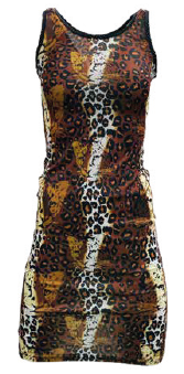 Ingwe Dress | Leopard Prints – African Traditional Home and Wear