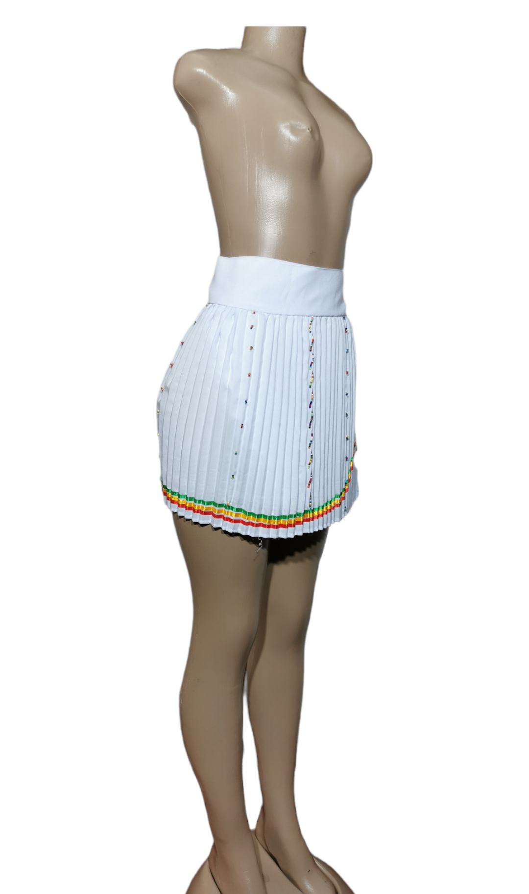 White pleated skirt south africa outlet