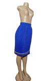 Blue Zulu Beaded Skirts