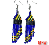 African beaded earrings